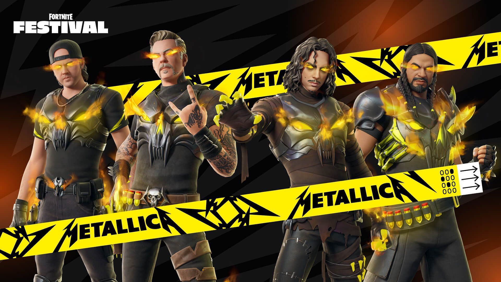 Metallica Puppet Master skins will be available in the Item Shop (Image via Epic Games)