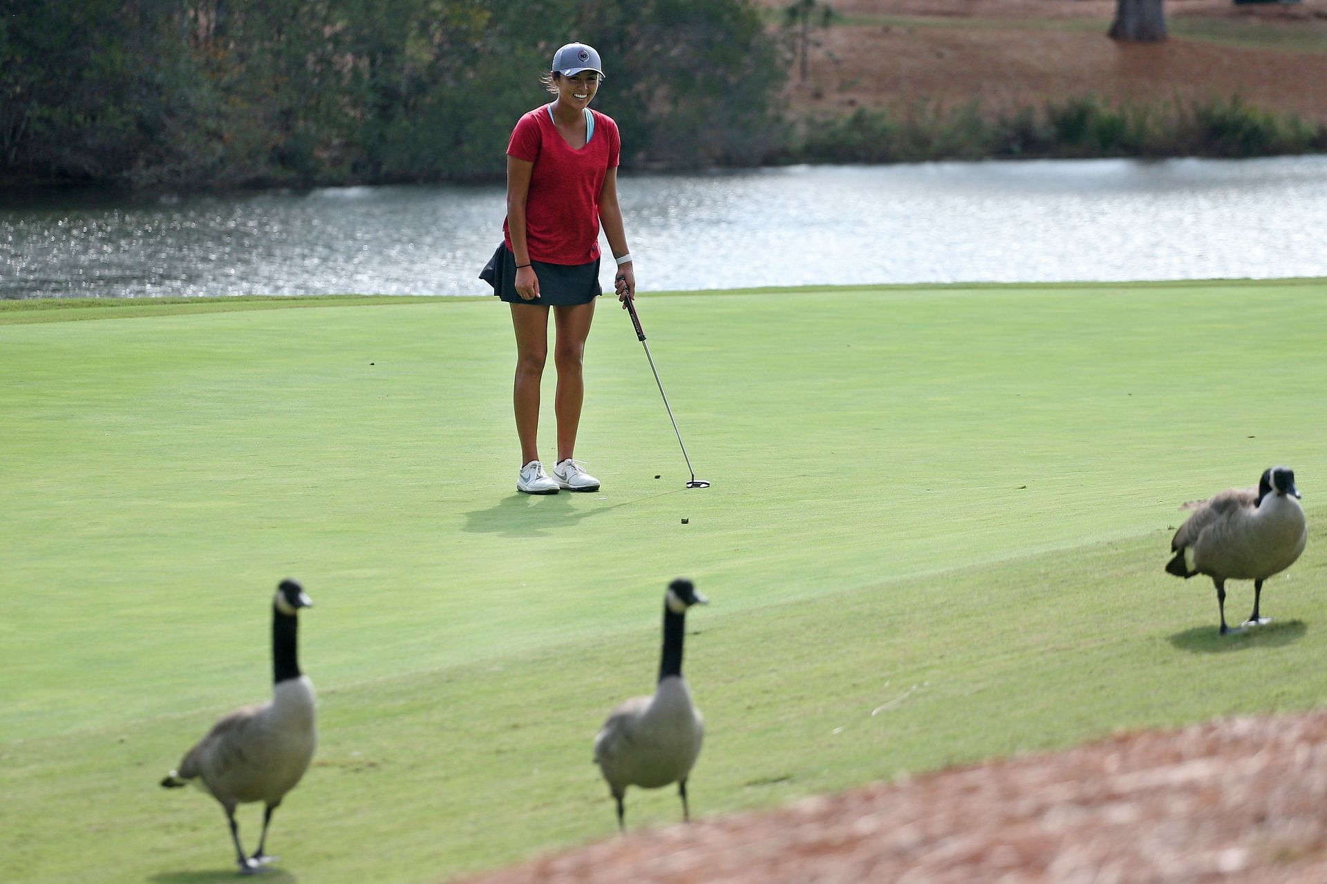 Pinehurst No. 2 Ninth Hole in action