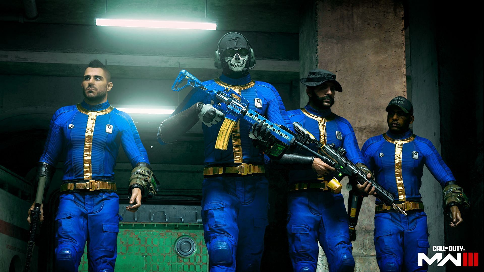 Fallout Vault Dweller Tracer Pack in Call of Duty (Image via Activision)