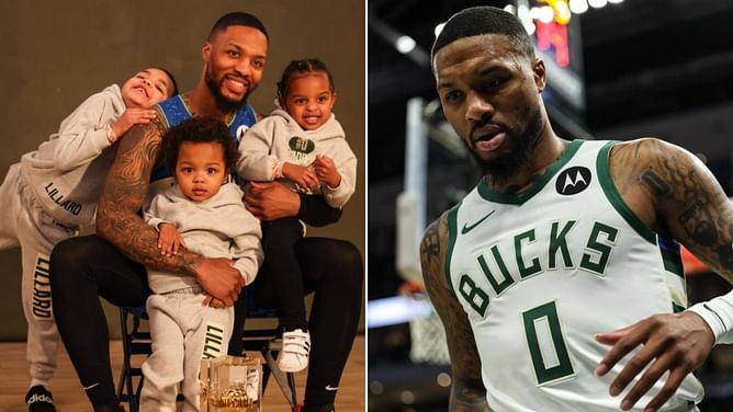 Damian Lillard adorably takes his kids to work at local gym: "PE class w Dad AKA Nap prep"