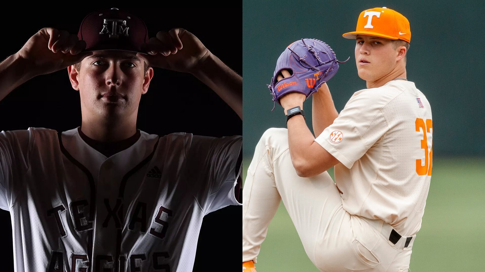 Images courtesy of Tennessee and Texas A&amp;M Athletics