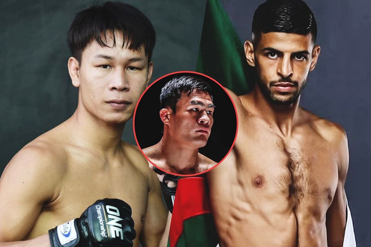 Saemapetch (center) reclaimed his losses to Rittewada (left) and Mohamed Younes Rabah (right) in impressive fashion. [Photos via: ONE Championship]