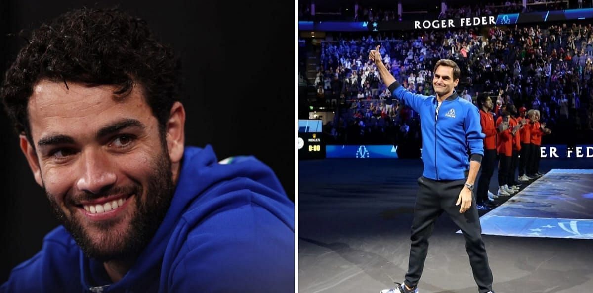 Matteo Berrettini looks back on Roger Federer