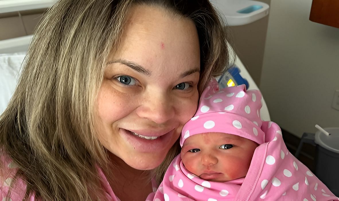 Trisha Paytas announces birth of second baby (image via @trishapaytasbackup