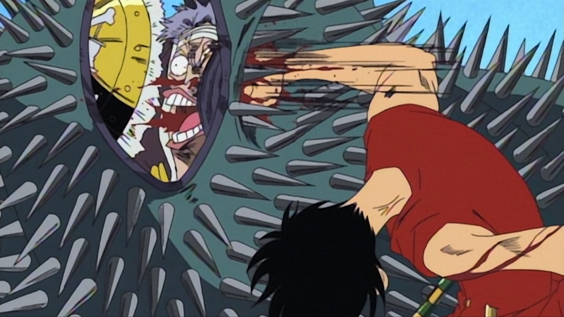 Luffy took down Don Krieg (Image via Toei Animation)