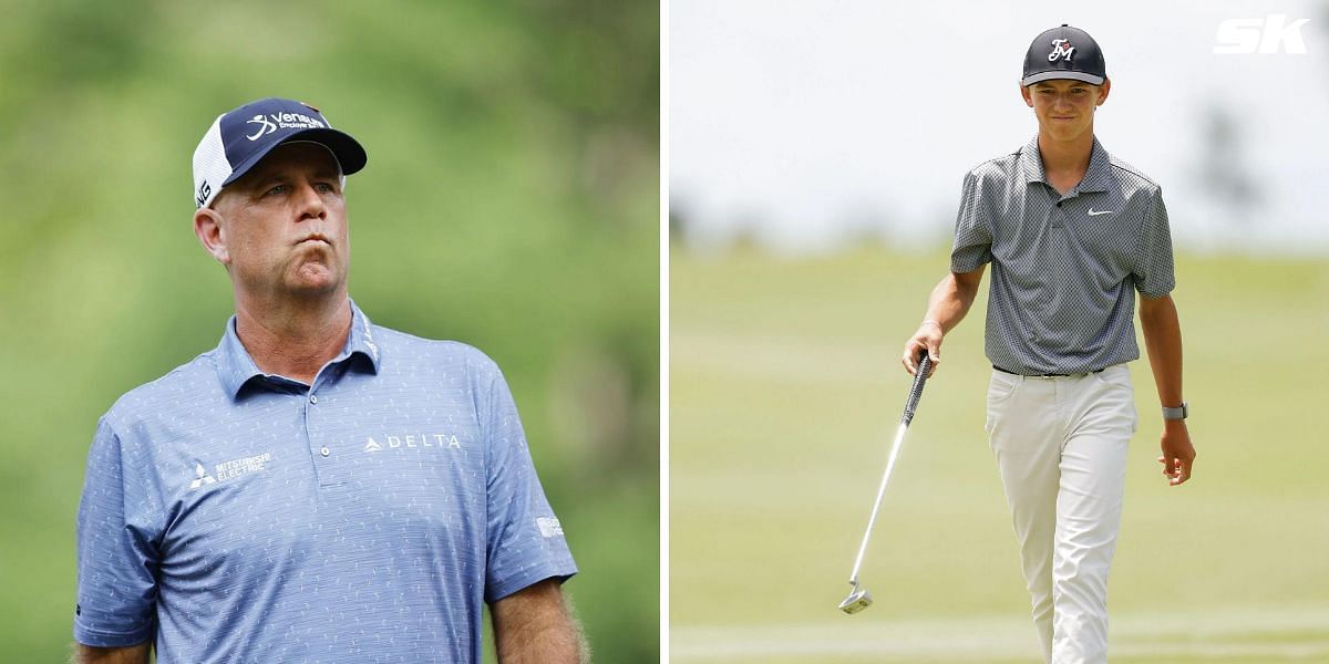 Stewart Cink and Miles Russell (Source: Getty)