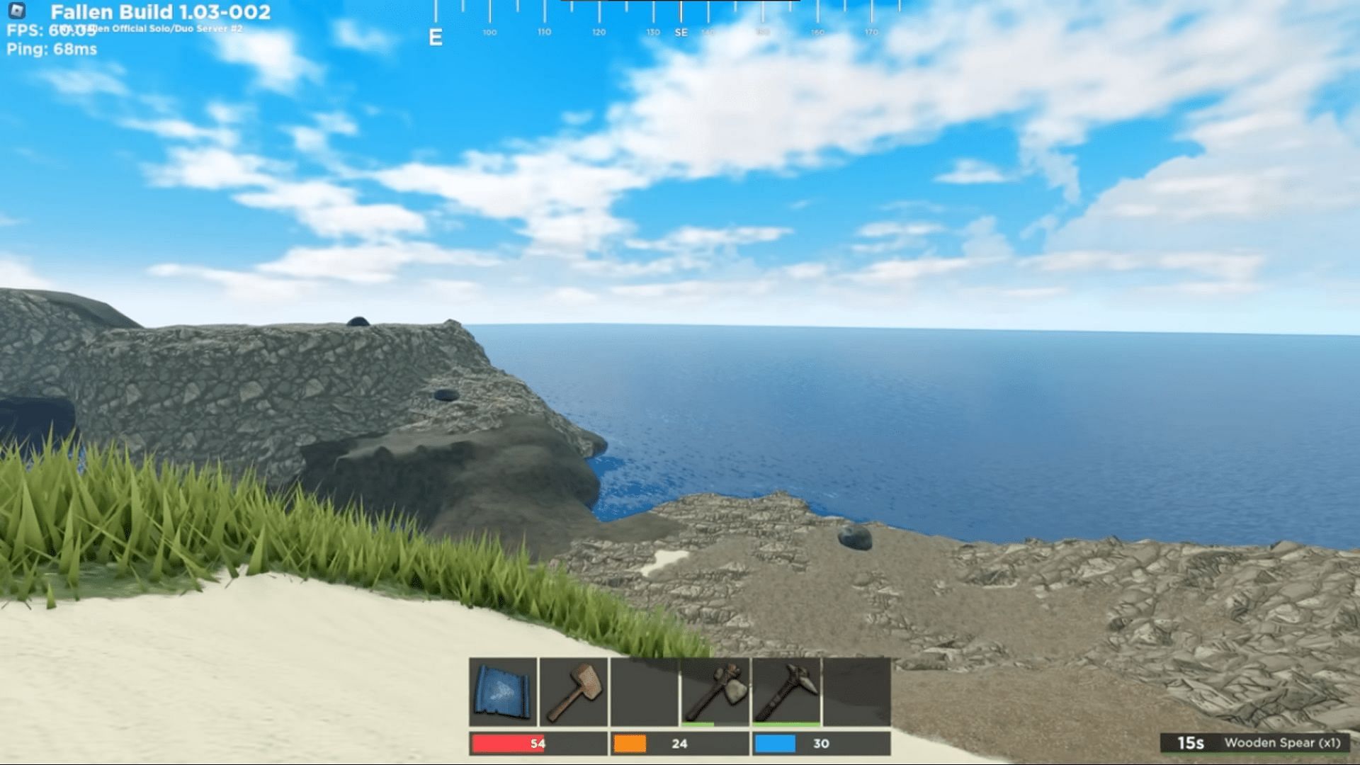 Gameplay screenshot from Fallen Survival (Image via Roblox)