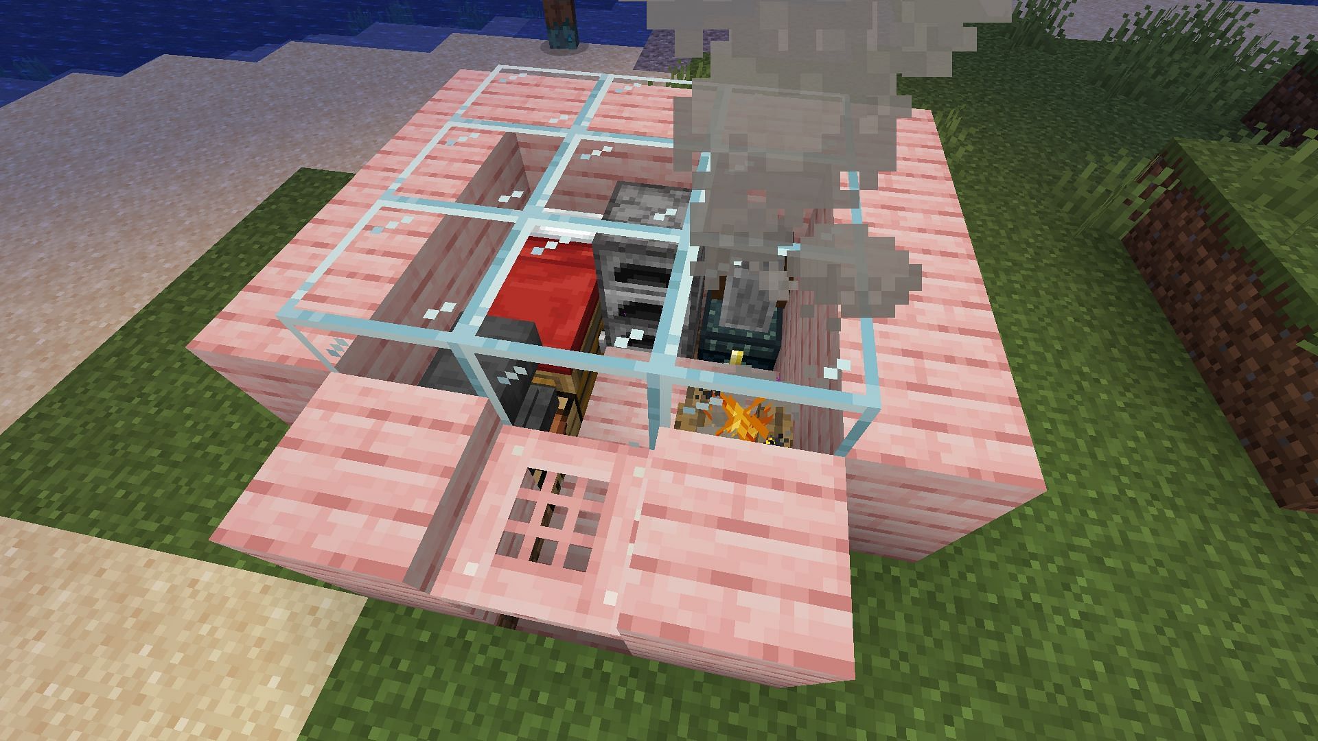 An example of a microbase (Image via Mojang)