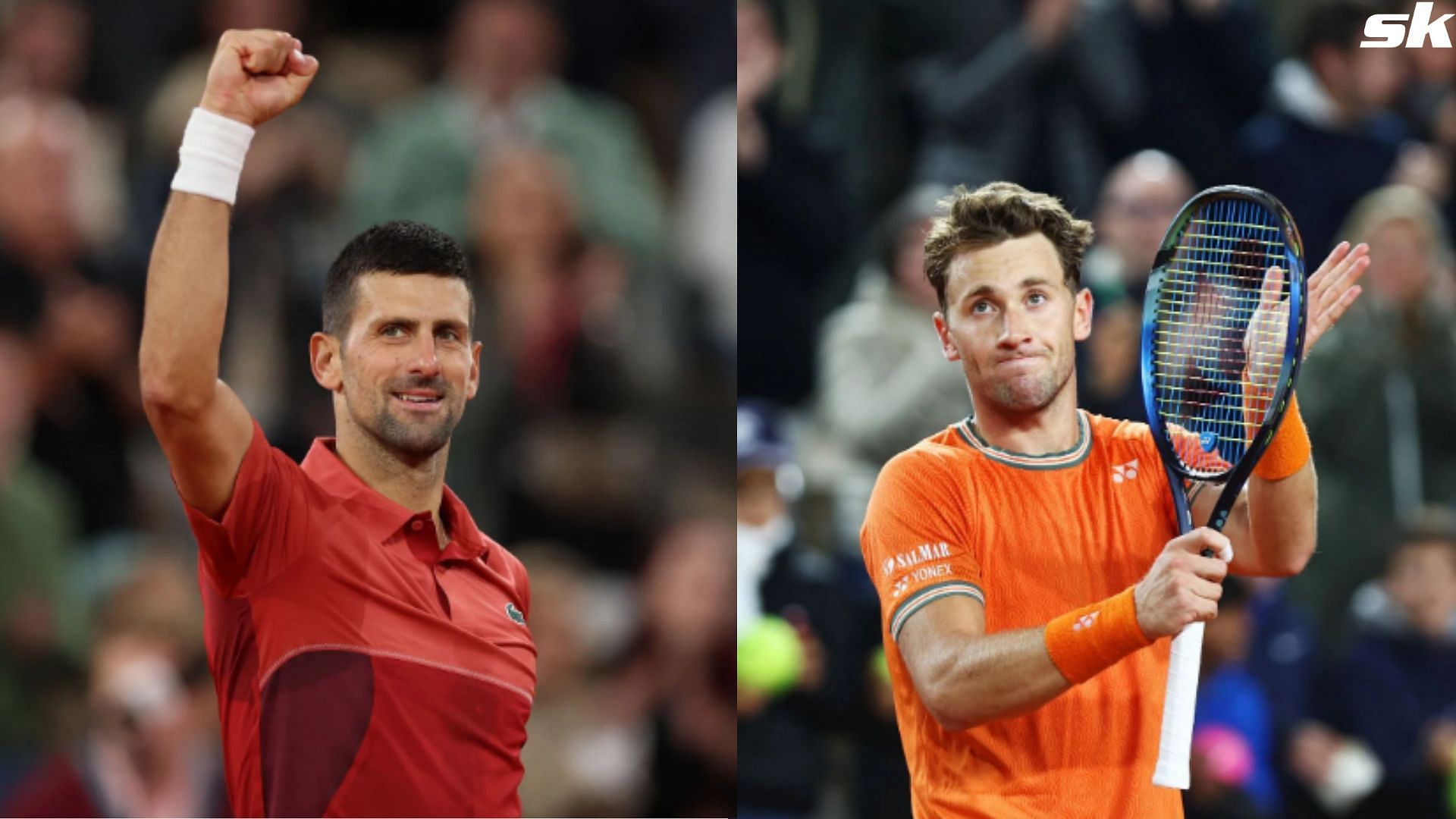 French Open 2024 Novak Djokovic vs Casper Ruud preview, headtohead