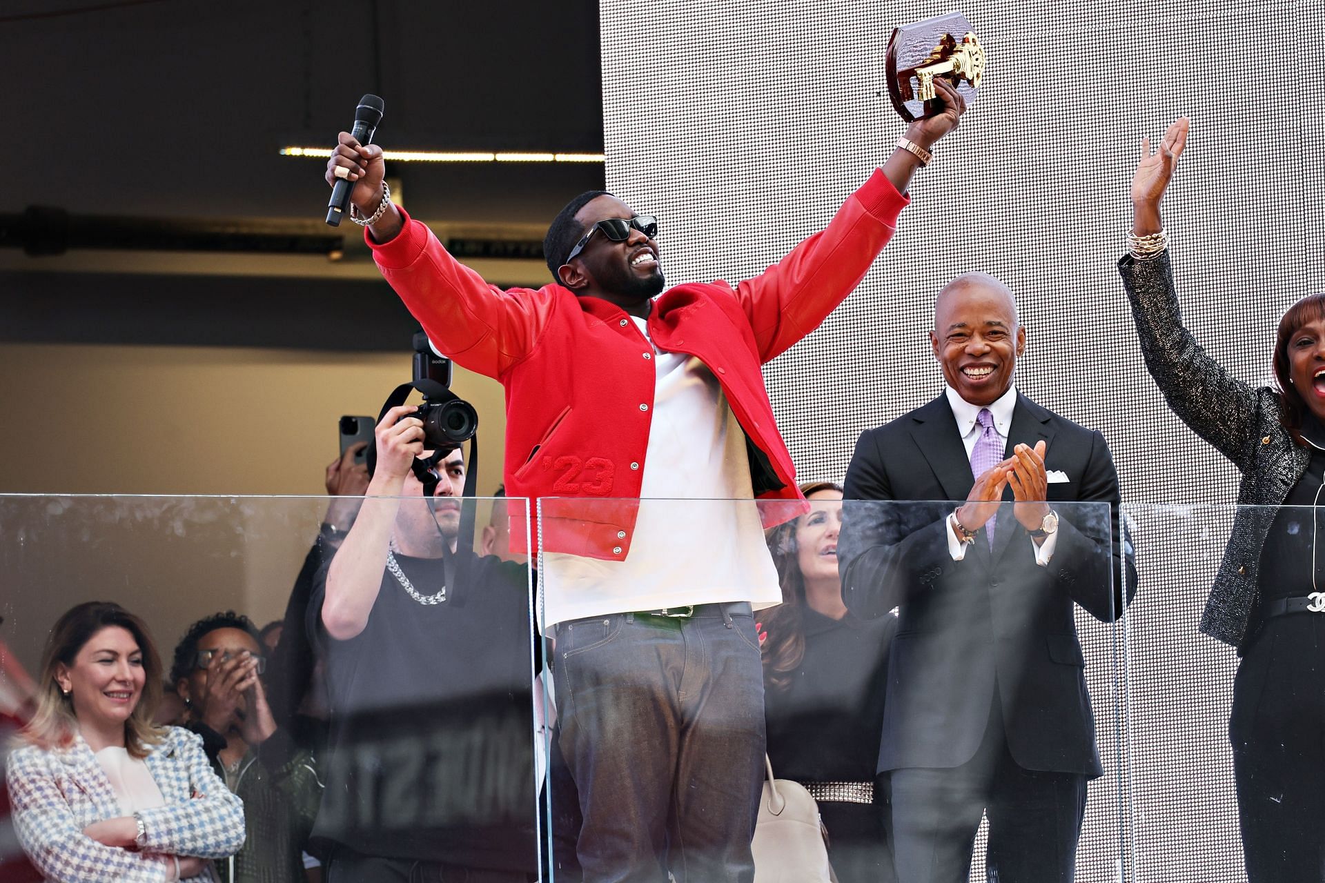 New York City Mayor Presents Sean &quot;Diddy&quot; Combs With Keys To The City