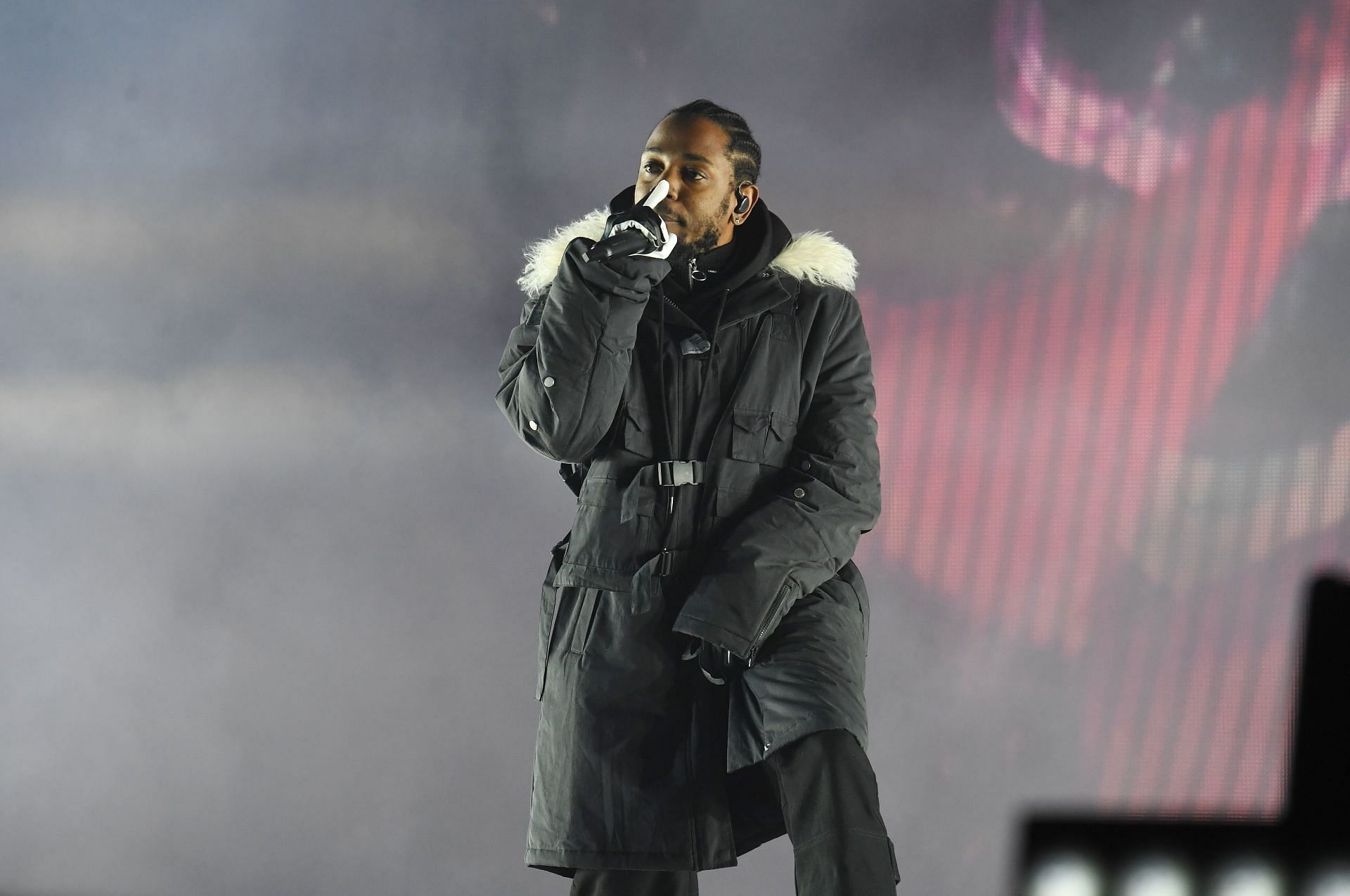 Kendrick Lamar Performs During Half Time For The 2018 College Football Playoff National Championship Game