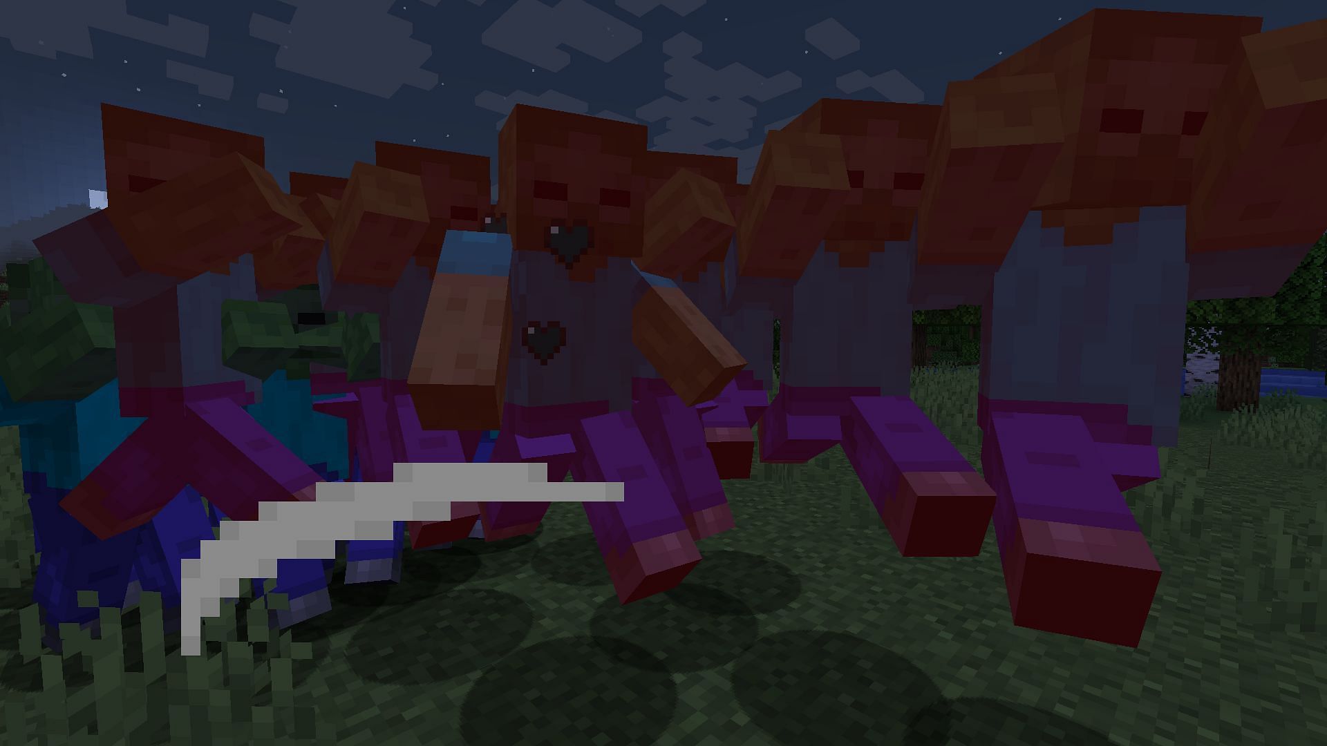 This bug made large groups much less scary (Image via Mojang)