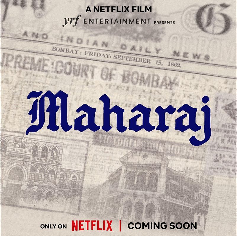 Maharaj covers the conflict between Karsandas Mulji and the Pushtimarga sect. (Image via Netflix)