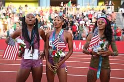 WATCH: Training partners Sha'Carri Richardson, Twanisha Terry and Melissa Jefferson celebrate ecstatically on Paris Olympics qualification