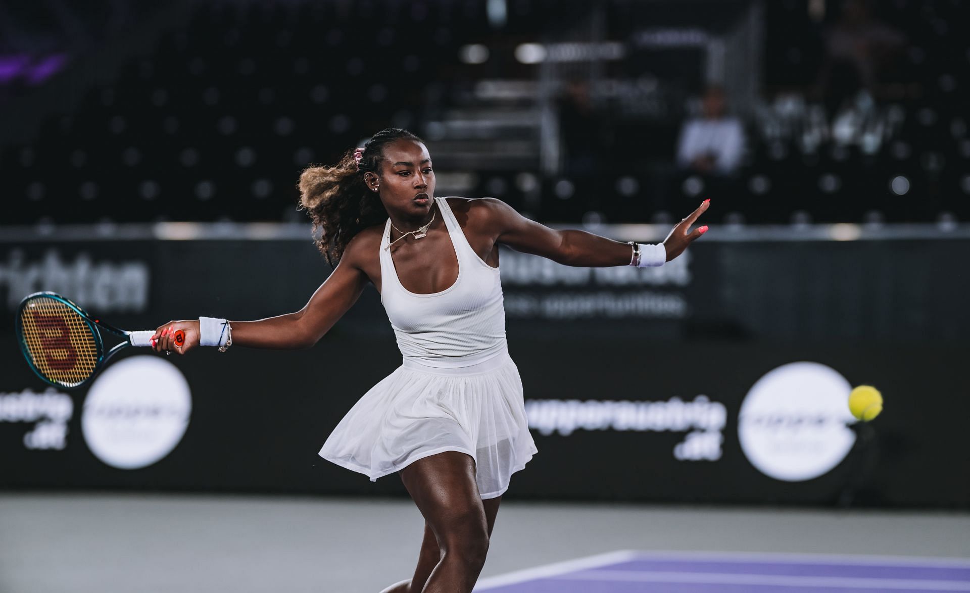 Alycia Parks at the 2024 Linz Open. (Photo: Getty)