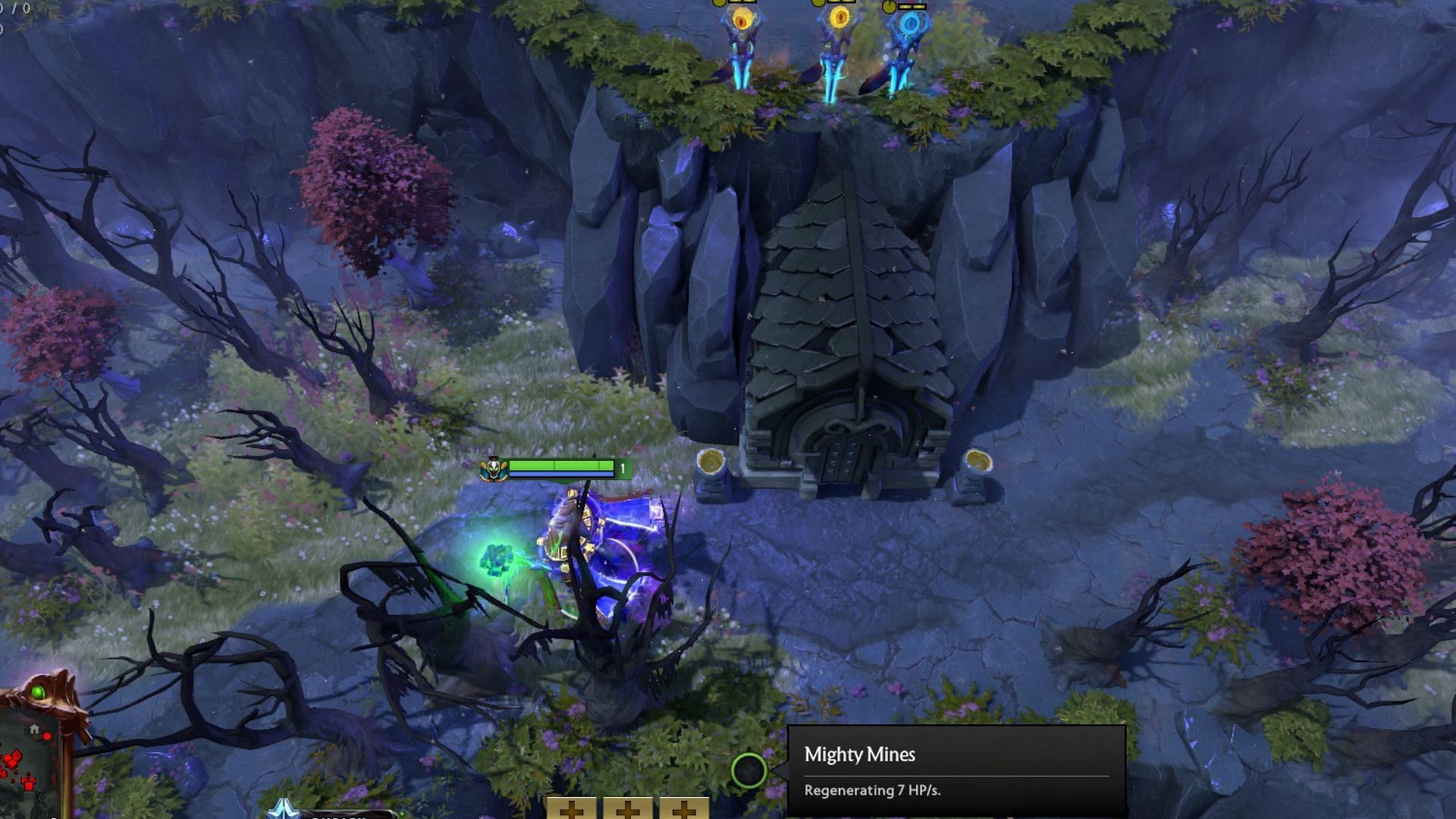 Get extra HP regen per second in this area (Image via Valve)