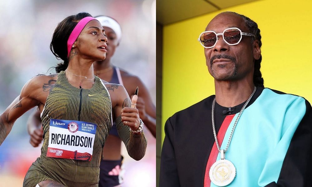 WATCH: Sha'Carri Richardson jumps in joy on meeting Snoop Dogg before ...