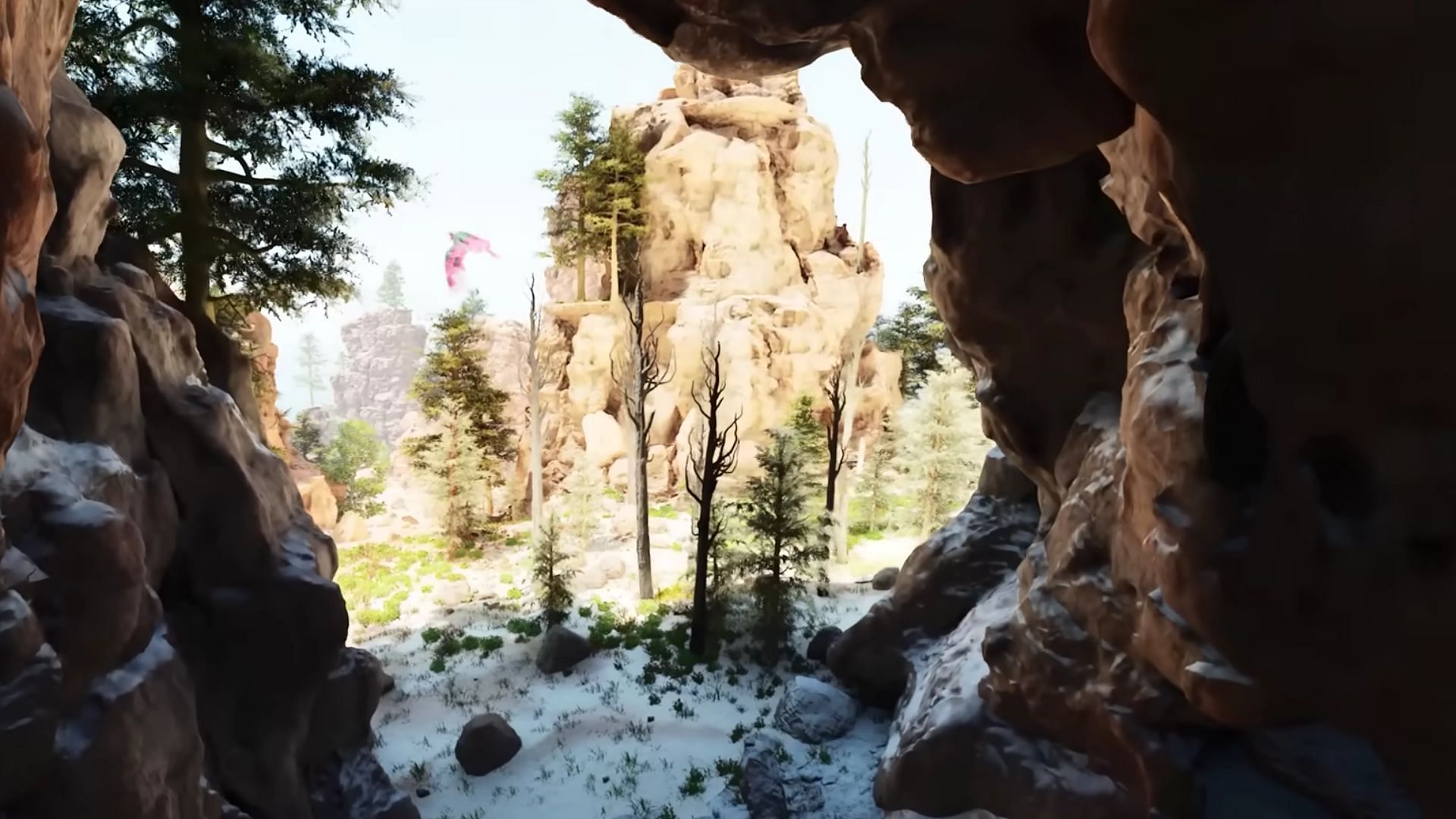 Entrance to the Alpha Ice Cave (Image via Studio Wildcard)