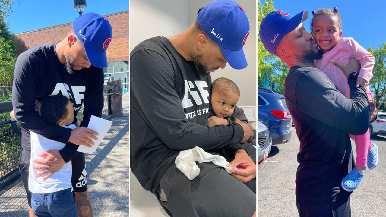 In Pics: Damian Lillard exudes father goals in adorable photo montage with his kids