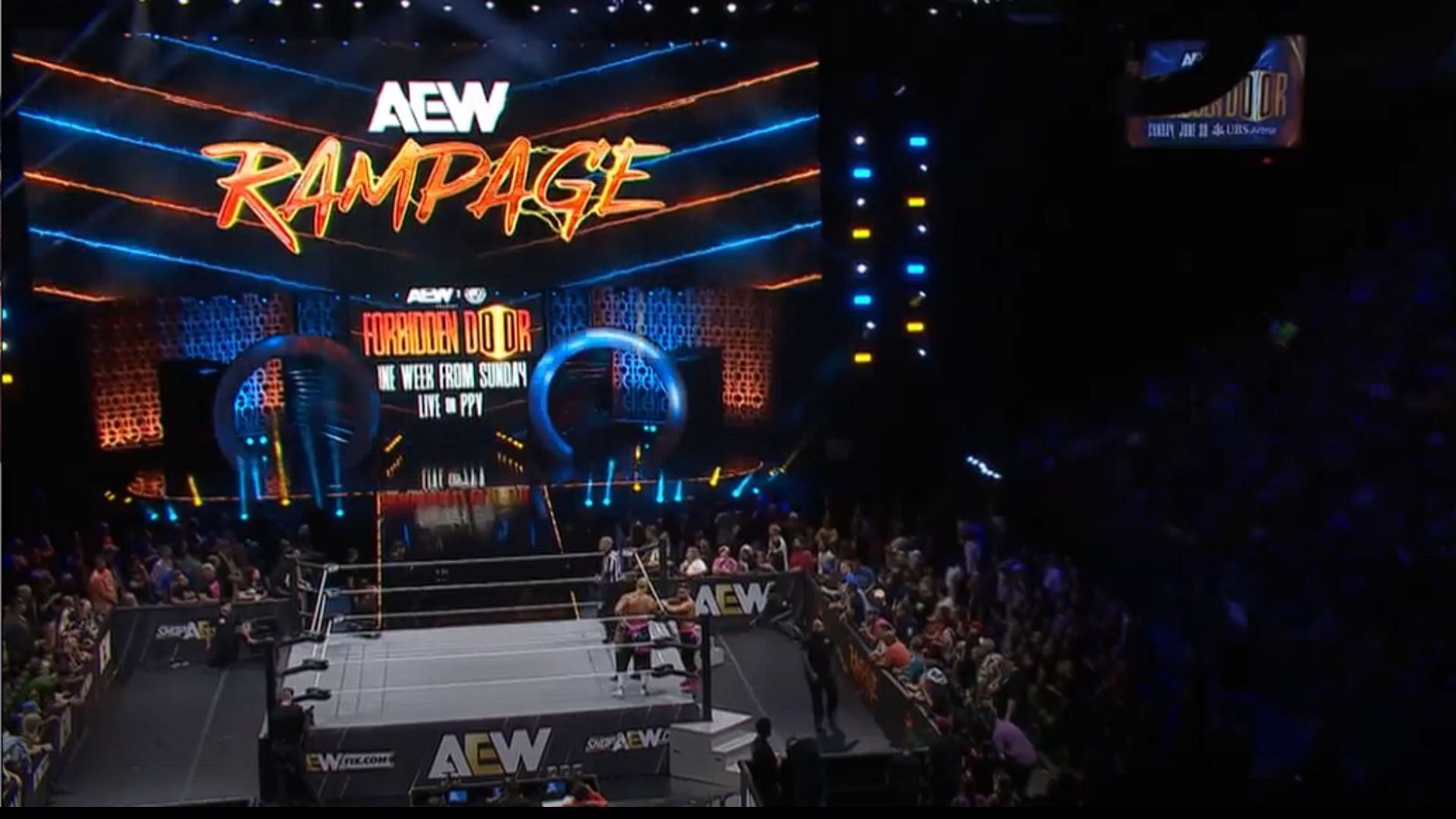 AEW Rampage is the weekly Friday show of All Elite Wrestling [Photo courtesy of Triller TV