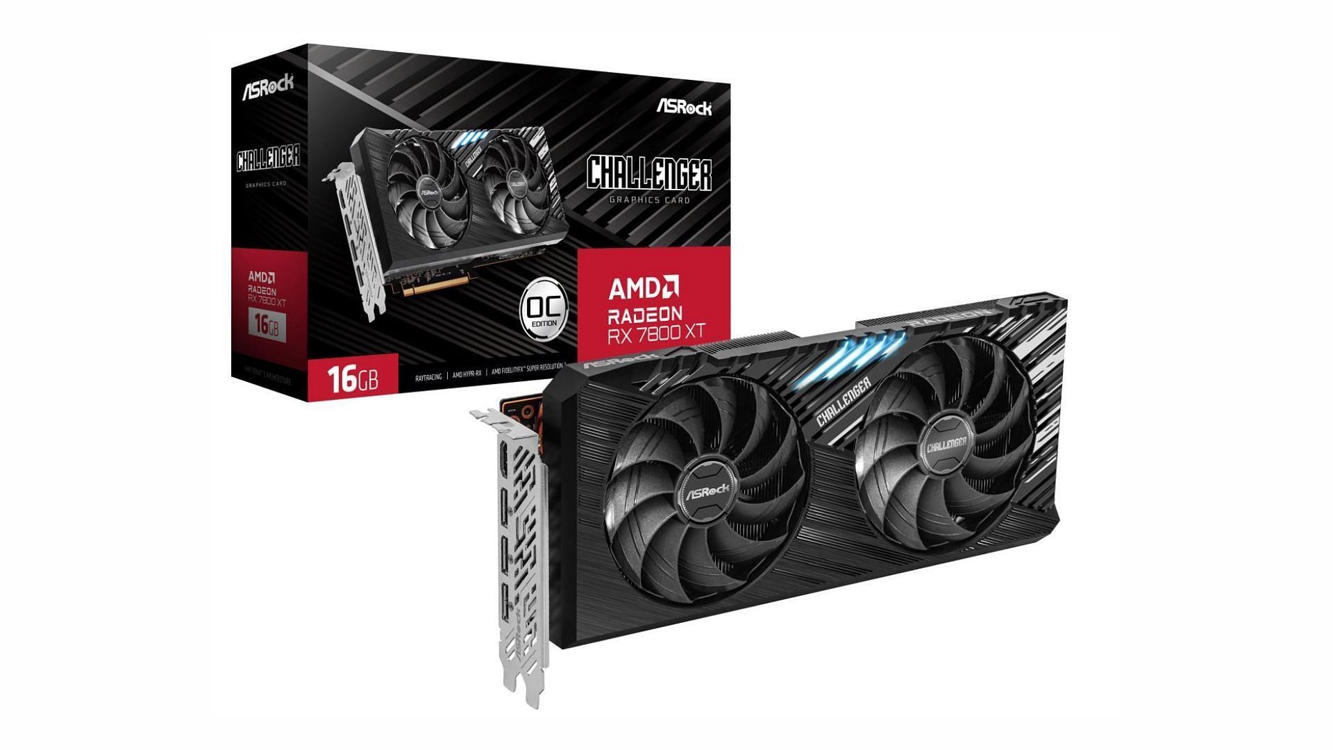 RX 7800XT is a strong AMD card that can run games at 1440p and 4K resolutions (Image via Newegg)