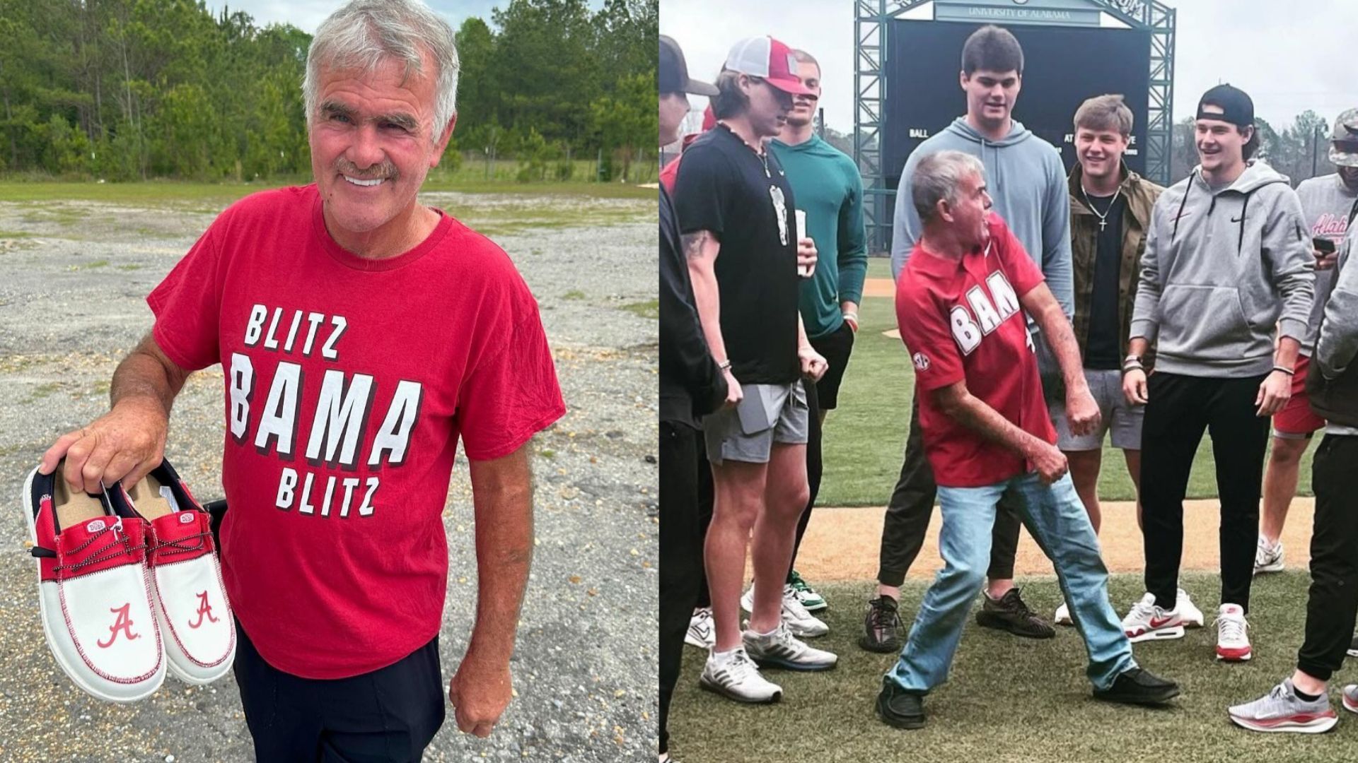 Alabama superfan Roll Tide Willie