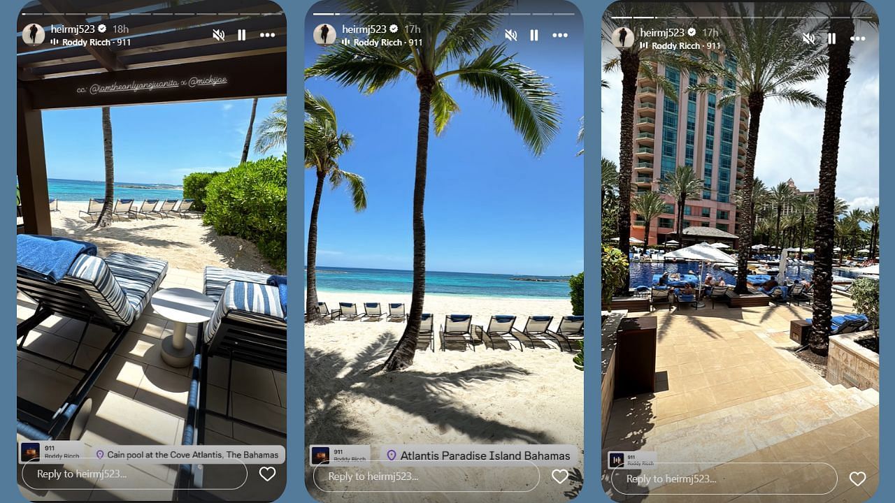 Michael Jordan&#039;s son Marcus Jordan shares photos from Bahamas trip. (Credits: @heirmj523/Instagram)