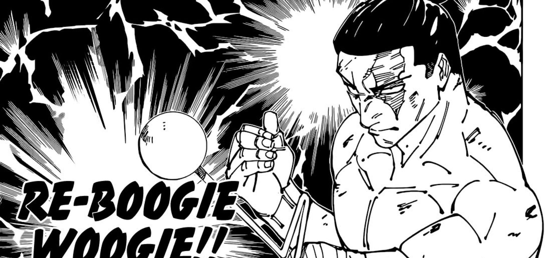 Aoi Todo with his Re-Boogie Woogie technique (Image via Shueisha)