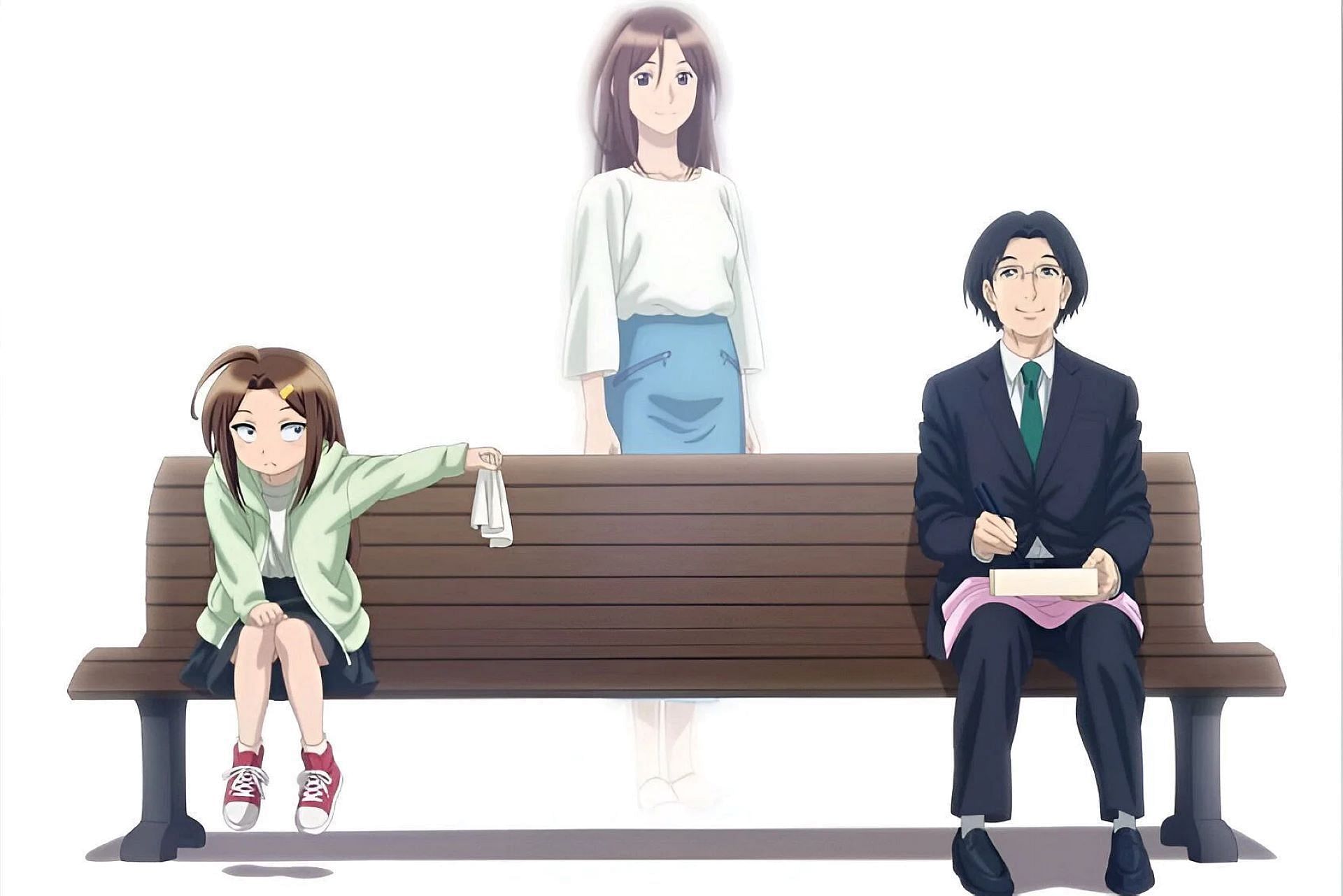 Keisuke and his wife, as seen in the anime&#039;s visual (Image via Studio Signpost)