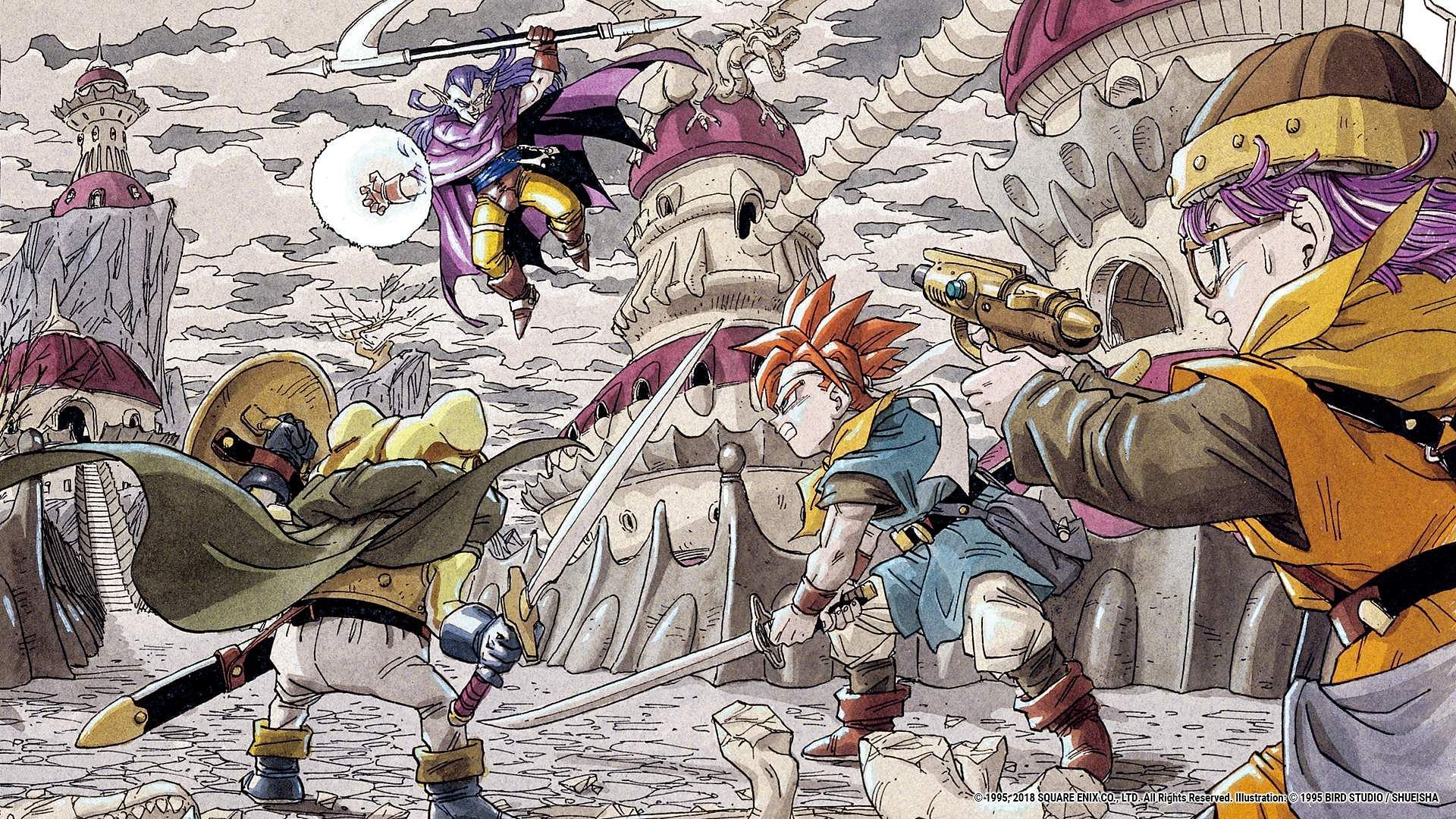 Dragon Ball artist Toyotaro celebrates author Akira Toriyama with recent Chrono Trigger illustration (Image via Square Enix).