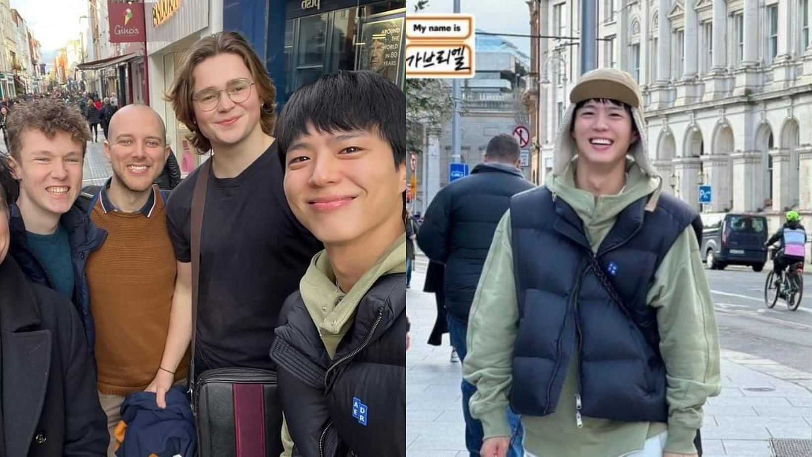 Rory (Park Bo-gum) with his choir group members and friends. (Images via X/@Ramparts_dublin)