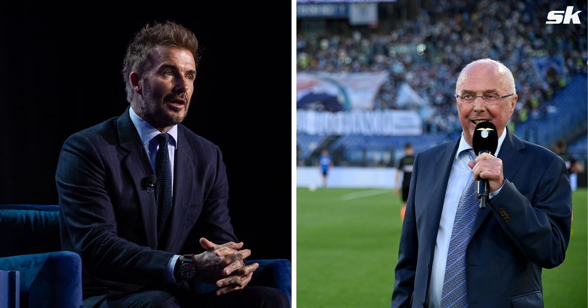 Beckham visits Sven-Goran Eriksson