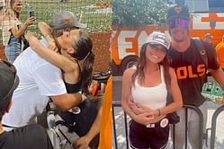 “Couldn't be more proud” - Tennessee star Blake Burke’s GF Maddie France jots down touching note as Vols bag CWS national championship title