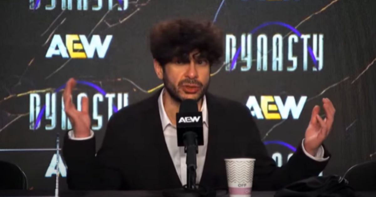 Tony Khan at AEW Dynasty presser 2024 [Photo credits: AEW YouTube]