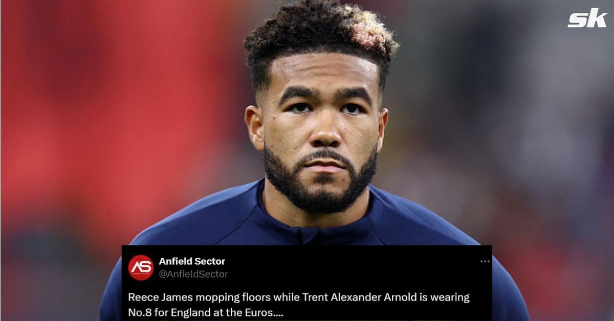 Fans troll Reece James as he walks runway for luxury brand Nahmias