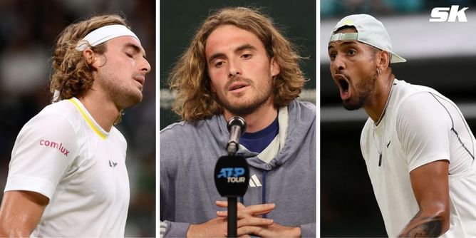 "I was sick, I was feeling terrible" - Stefanos Tsitsipas revisits controversial Nick Kyrgios clash at Wimbledon