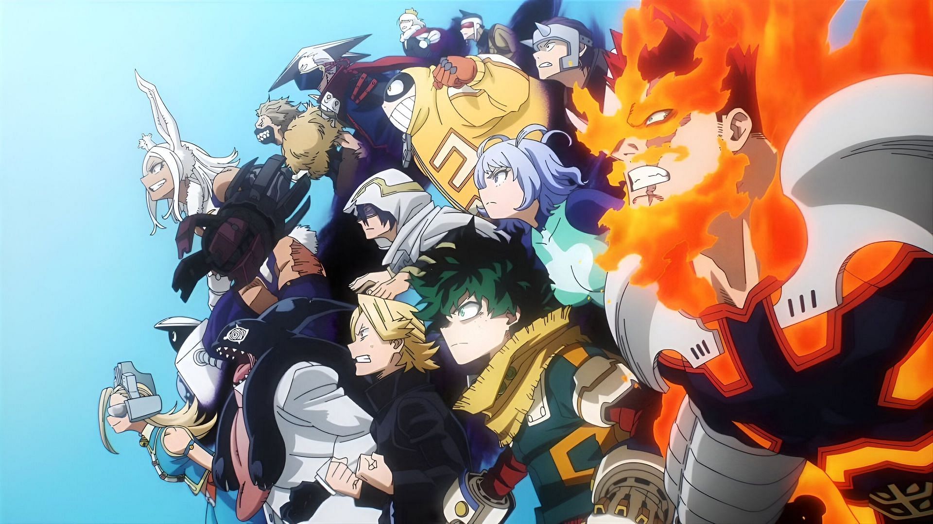 The heroes as seen in the anime (Image via BONES)