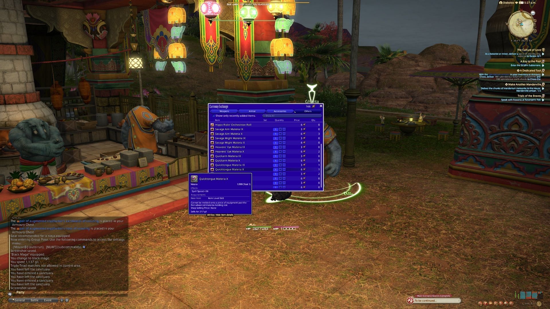 Tribal Dailies are a great source of easy materia (Image via Square Enix)