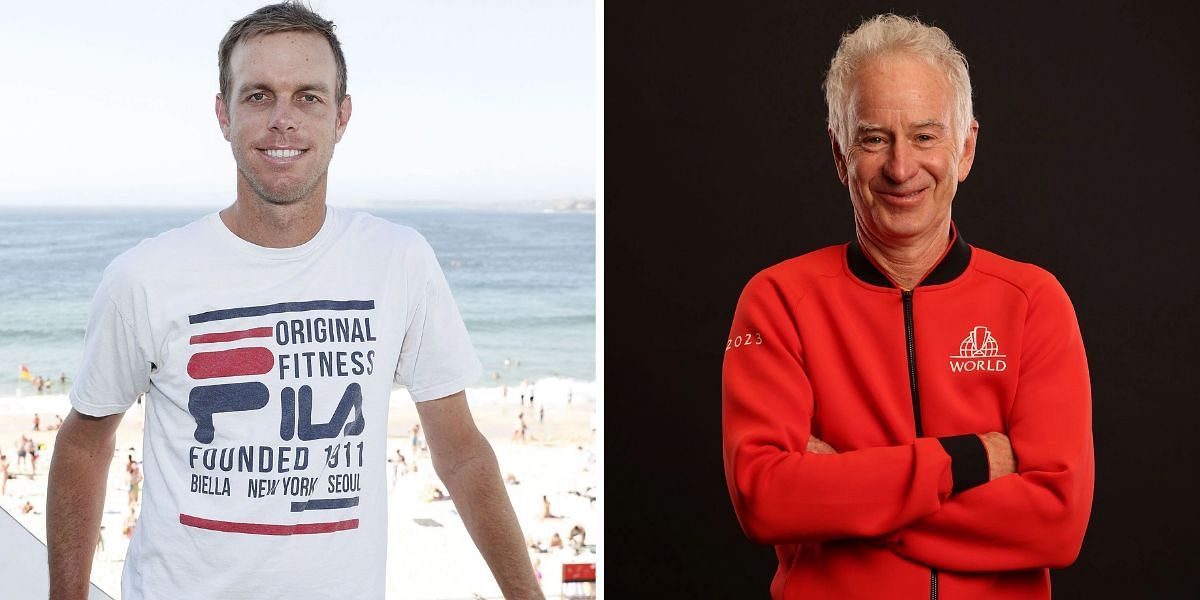 John McEnroe and Sam Querrey. Source: Getty Images