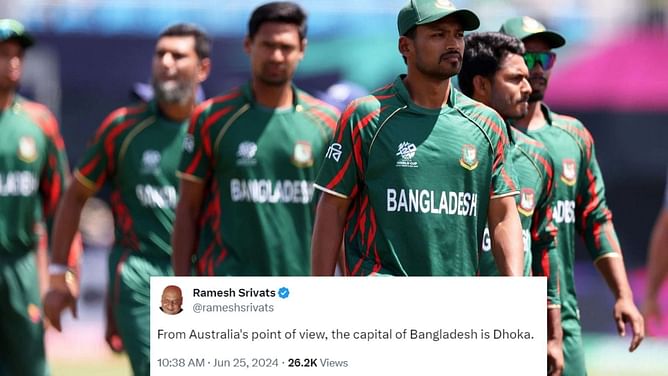 "The capital of Bangladesh is Dhoka" - Fans react to Australia’s exit from 2024 T20 World Cup after AFG vs BAN Super 8 game