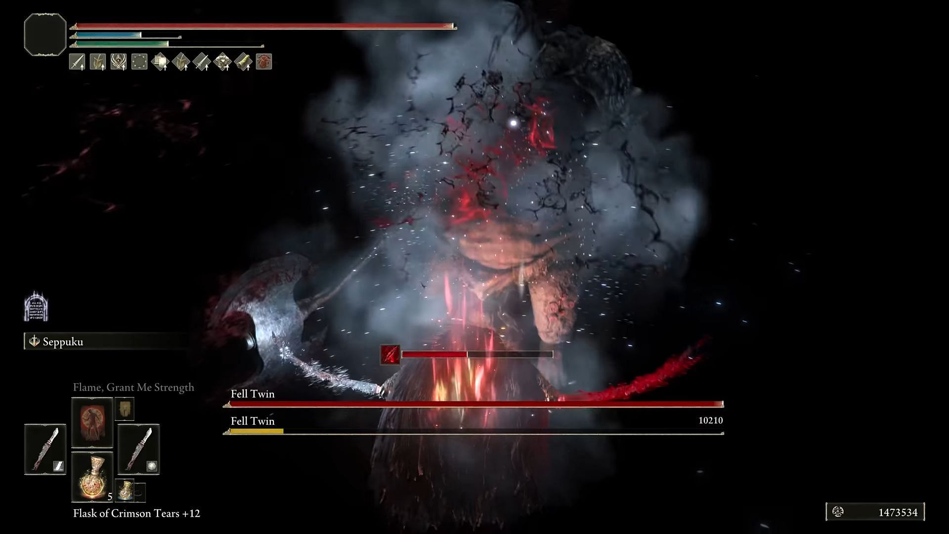 Frost and Bleed is a deadly combination (Image via FromSoftware || YouTube/Your Average Gamer)
