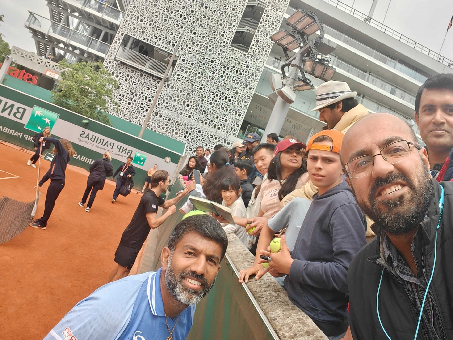 My selfie with Rohan Bopanna