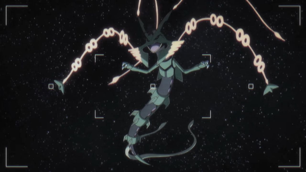 Mega Rayquaza will be available through raids during its Elite Raid period and the Pokemon GO Fest 2024 event (Image via The Pokemon Company)