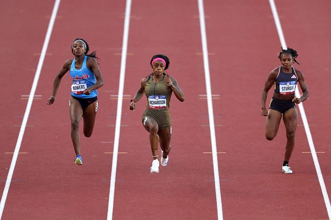 WATCH: Despite a rough start, Sha'Carri Richardson cruises to 100m semifinal at the U.S. Olympic Trials