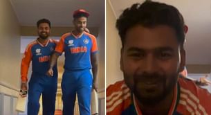[Watch] Rishabh Pant plays golf in hotel corridor ft. Suryakumar Yadav amid T20 World Cup