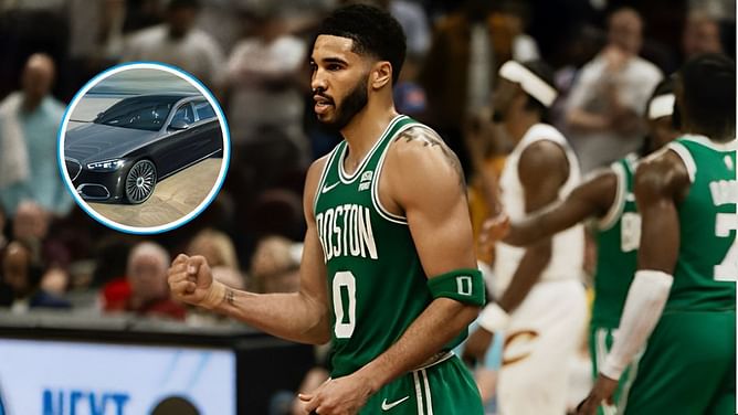Watch: Jayson Tatum shows up in $198,000 custom Maybach for Game 5 of NBA Finals at TD Garden