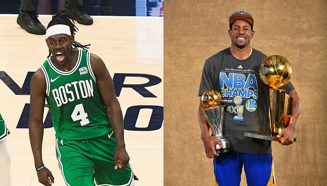 "This era Andre Iguodala"- Former Warriors guard gives Jrue Holiday his flowers with 2015 Finals MVP comparison
