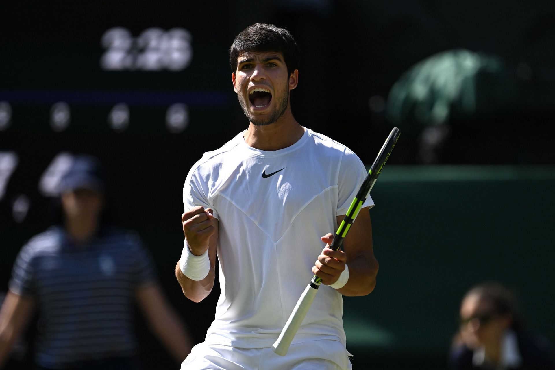 Carlos Alcaraz at the 2023 Wimbledon Championships