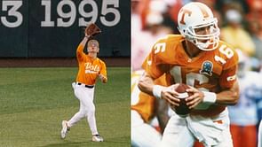 Tennessee legend Peyton Manning celebrates Volunteers' first-ever College World Series live from Charles Schwab Field