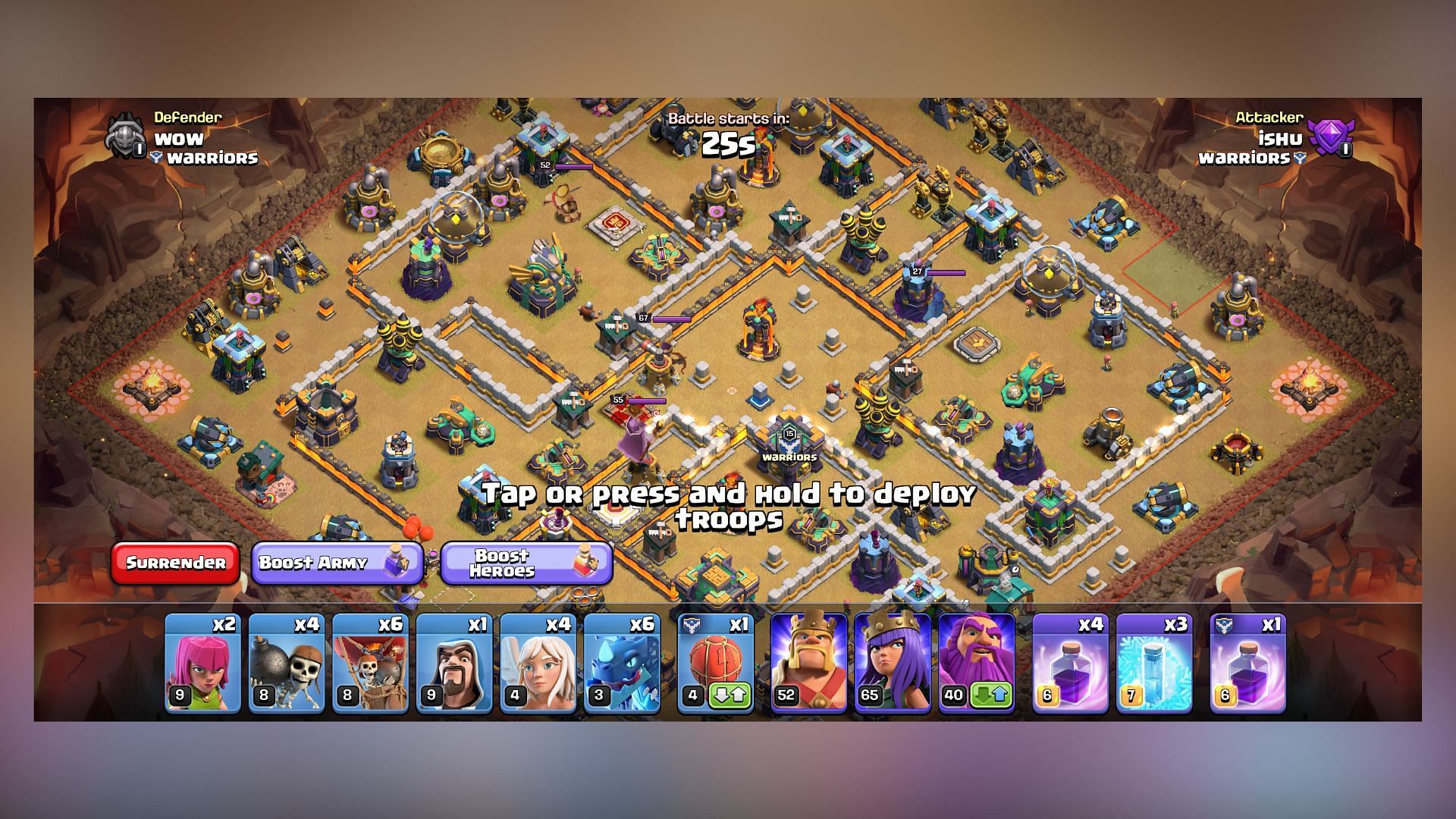 Queen Charge Electro DragLoon army composition (Image via SuperCell)